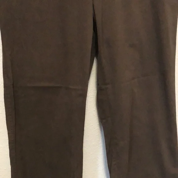 Faconnable dress pants Men's 32 Chocolate brown cotton spandex slacks EUC - Picture 3 of 12